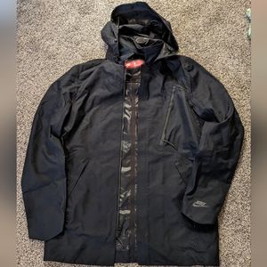 NIKE SPORTSWEAR BONDED BLAZER RAIN JACKET BLACK